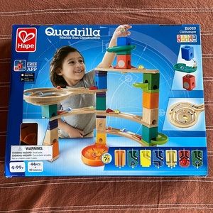 Hape Quadrilla Cliffhanger Wooden Marble Run